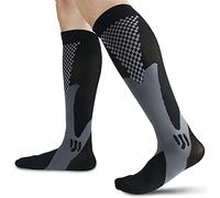 feifanshop Chaussettes de contention pour femmes et hommes 20-30mmHg Meilleures chaussettes de compression pour la grossesse en cours d'exécution