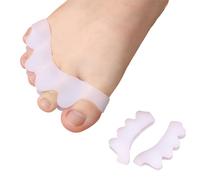feifanshop Separateur Orteil pour tous les orteils [4x], Hallux Valgus Correcteu, taille unique - ecarteur orteil silicone gel, Orthese