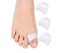 feifanshop Séparateurs D'orteils, 4 Pièces Correcteur D'oignons Grands, Orthèses pour hallux valgus, Empêche le Gros Orteil de Dériver vers L'intérieur