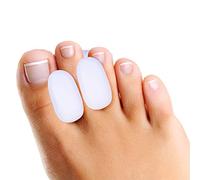 feifanshop Séparateurs d'orteils du Pouce en Gel Redresseur d'orteil d'oignon Chevauchement d'orteils Correcteur Hallux Valgus Soulagement des Douleurs du Pied pour Hommes et Femms 2 paires