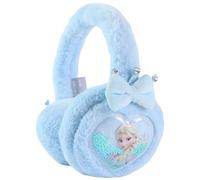 FEIFEI'S BOW Cache-oreilles Spider Elsa en polaire thermique pour enfants garçons et filles, Elsa bleue 3, taille unique