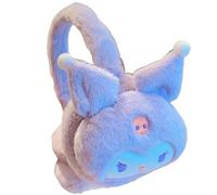 FEIFEI'S BOW Cache-oreilles Spider Elsa en polaire thermique pour enfants garçons et filles, violet, taille unique