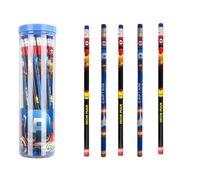 FEIFEI'S BOW Elsa Princess Spiderman Lot de 30 crayons HB avec gommes pour enfants, pour sac de fête, école, bureau (mélange héros 2 (30 crayons avec gomme)