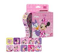 FEIFEI'S BOW Lot de 200 autocollants pour enfants, tout-petits, princesse, Elsa, Mickey Mouse et dinosaure, garçons et filles, enseignants, comme récompense, dans une boîte cadeau (Minnie)