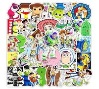 Feifei'S Bow Lot de 50 autocollants pour bagages, ordinateur portable, skateboard, sac de fête - Motif princesse hero Elsa Toy (aléatoire)