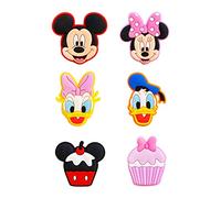 FEIFEI'S Bow Lot de 6 aimants de réfrigérateur Toy Story Hero Princes pour Enfants, mémos de fête pour Enfants, Figurines d'action 3D, Autocollants de réfrigérateur (Cute)