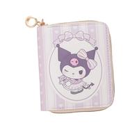 FEIFEI'S BOW Portefeuille mignon à trois volets avec porte-monnaie et fentes pour cartes avec poches zippées, cadeaux en cuir synthétique pour filles et femmes, Melody, Taille unique, Classique