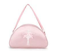 FEIFEI'S BOW Sac de danse de ballet rose pour filles et enfants, sac fourre-tout de gymnastique, sac de sport, sac à bandoulière, sac d'école léger, rose, Sac de danse ballet