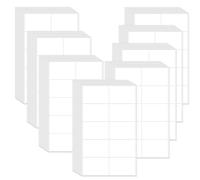 Feifeiya Lot de 1 000 étiquettes autocollantes amovibles blanches de 7,6 x 5,1 cm - Grandes étiquettes autocollantes rectangulaires pour salle de classe, bureau, organisation de la maison, bacs de