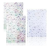 Feifeiya Lot de 2 couvertures transparentes B6 blanches en gelée pour agenda, agendas et cahiers