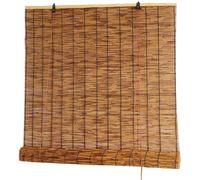 FEIHAS Store Occultant en Bambou pour Intérieur/extérieur, Store Enrouleur en Bambou Naturel,Rideau De Roseau,60x200cm 80x160cm 90x120cm 100x180cm 120x150cm 130x230cm 165x200cm (Size : 165x200cm)