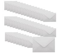 FEIHS 40 Pcs Papier Kraft Blanc Enveloppes B6 175x125mm, Enveloppe Cadeau, pour Invitation de Mariage, Cartes de Vœux, Baby Shower, Anniversaires, Cartes de Remerciement Cadeaux de Noël