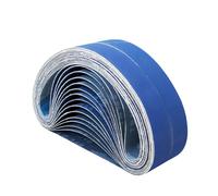 FEIHU 20 pièces Bandes abrasives au corindon de zirconium 30x533 mm. Pour ponceuse à bande,polissage métal,bois. Grain 180