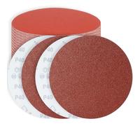 FEIHU 30 Pièces Disque Poncage 200 mm Grain 40, Disques Abrasifs 8 In Ronds Papier for pour les ponceuses à crochets et à boucles d'établi