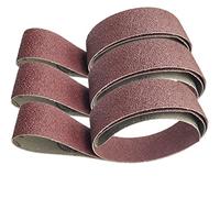 FEIHU Bande abrasive 50x 2000 mm.5 sortes de gravier mixte (2X40 /80/120/180/320).Ensemble de Bandes Abrasives,pour ponceuses à bande, métal,bois,polissage (10 pièces)