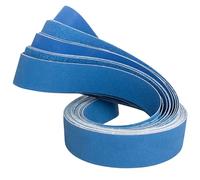 FEIHU Bande abrasive en métal 50 x 1500 mm.2 pièces de chaque grain 60 80 100 120 240 320 pour ponceuse à bande. Utilisé pour l'ébauche,le décapage de peinture et le polissage (12PCS)