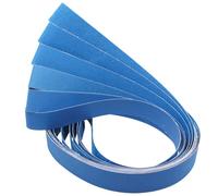 FEIHU Bande abrasive en métal 50 x 2000 mm. Grain 60 80 100 120 240 320 pour ponceuse à bande. Utilisé pour l'ébauche,le décapage de peinture et le polissage (6 PCS)