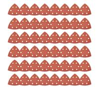 FEIHU Delta-Triangles de Ponçage 60 Pièces Mixpack 10 x Grain 60 80 100 120 180 240 Chacun,93 x 93 x 93 mm Pour Ponceuses Delta,triangles abrasifs autoagrippants