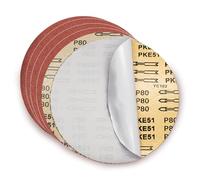 FEIHU Disque de Ponçage 230 mm. 9 inch Disques abrasifs，Papier abrasif autocollant (PSA) Grain 5 X P 60/80/120/180/240/320 pour ponceuse stationnaire à bande et à disque (30pcs)