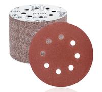 FEIHU Disques de Ponçage Papier Abrasifs 125mm.8 trous,50 pièces Disques Ponceuse: Disques abrasifs perforés auto-agrippant 125 mm Grain 150 pour Random Orbital Sander,Poncer/Polir
