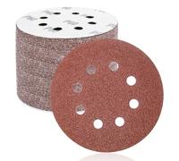 FEIHU Disques de Ponçage Papier Abrasifs 125mm.8 trous,50 pièces Disques Ponceuse: Disques abrasifs perforés auto-agrippant 125 mm Grain 60 pour Random Orbital Sander,Poncer/Polir