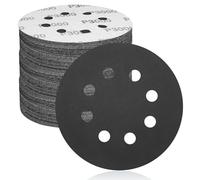 FEIHU Disques de Ponçage Papier Abrasifs 125mm.8 trous,50 pièces Disques Ponceuse: Disques abrasifs perforés auto-agrippant 125 mm Grain 3000 pour Random Orbital Sander,Poncer/Polir