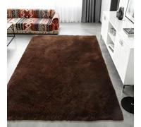FEIJDON Tapis Moderne 205 x 270 cm Ultra Doux Basic Tapis Salon Fausse Extra Large pour Chambre à Coucher, Salon, Espace de Jeu pour Enfants, Brun