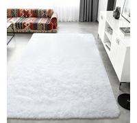 FEIJDON Tapis Moderne 280 x 330 cm Ultra Doux Basic Tapis Salon Fausse Extra Large pour Chambre à Coucher, Salon, Espace de Jeu pour Enfants, Blanc
