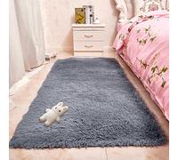 FEIJDON Tapis Moderne 300 x 360 cm Moelleux Doux Moelleux Moderne Grand Tapis Extra Doux, Facile d'entretien, Couleur Unie pour Salon Chambre Canapé Natte, Gris Foncé