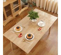 FEIJUAND Nappe Transparente Rectangulaire 160 x 200 cm Anti Tache Nappe en PVC Transparent Facile à Nettoyer pour Table de Salle à Manger, Utilisation en Extérieur et Intérieur, Couleur Transparente