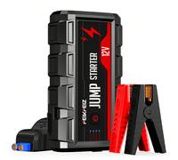 FEIKFEIZ Booster Batterie, 5500A 24800mAh Jump Starter, Démarrage de Voiture (Tout Gaz ou 9,0L Moteurdiesel), avec Lamp LED, Charge QC3.0. [GRANDE CAPACITÉ]Le démarreur de voiture FEIKFEIZ dispose d'u