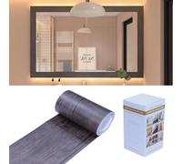 FEILAYS Ruban de réparation pour grain de bois, ruban adhésif autocollant couleur bois pour tables, chaises, plinthes, portes, fenêtres, sols, artisanat, bricolage, bordure, décoration murale, 15 cm x