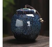 FEILIV Céramique Cendres Urne Titulaire Pet Memorial Funéraire Cendres Pot Urne pour Humain Crémation Souvenir Pal Cercueil Urne pour Animaux(4)