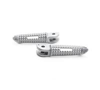 FEILIVCI Pièces Rechange pour Triumph pour Trident 660 2020 2021 2022 2023 2024 Repose-Pieds Avant De Moto Pédales Modification des pièces(Silver)