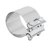 FEILIVCI Remplacement Parties 2,0" 2,25" 2,5" 2,75" 3,0" 4,0" 4,5" 40-83mm Échappement OD Tuyau Manchon Coupleur Collier De Serrage Tube en Acier Inoxydable Système d'échappement(40mm)