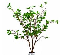 FeiLix Lot de 3 branches artificielles avec feuille - Tiges de verdure artificielles de 119 cm - Branches d'olivier artificielles artificielles séchées - Bâtons flexibles pour magasin, jardin, bureau,