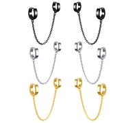 feilok Paire de boucles d'oreilles goujons en acier inoxydable