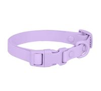 FEimaX Collier pour Chien Collier en Silicone pour Chiots et Chiens de Petite Moyenne Taille, Collier Chien avec Boucle Anti étranglement Résistant et Ajustable Confortable Collier(Violet, L)