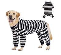 FEimaX Combinaison de Récupération pour Chien Après Chirurgie, Body Chien Post Operatoire Femelle Male, Protecteur de Plaie Abdominale à Manches Longues pour Petite Moyenne Grande Chiens