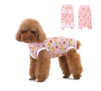 FEimaX Combinaison de Récupération pour Chiens Chats Après Chirurgie, Body Chien Post Operatoire Femelle Male, Maillot de Récupération pour Chien de Petite Moyenne Taille