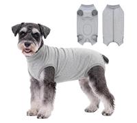 FEimaX Combinaison de Récupération pour Chiens Chats Après Chirurgie, Body Post Operatoire pour Chien Femelle Male Combinaison de Convalescence Chirurgicale pour Chiens de Petite et Moyenne Taille
