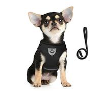 FEimaX Harnais et Laisse pour Chiens, Ensemble Harnais Rembourré en Mesh Doux pour Chiots et Chats, Veste Respirant Réglable Réfléchissant Intérieur pour Marcher, Courir, Formation