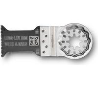 FEIN Lame de scie E-Cut Long Life, Condit. 10 Pce, Largeur 35 mm, Longueur 50 mm, Porte-outil Starlock, Bi-métal avec denture bois alternée .Extrêmement robuste. Excellente durée de vie