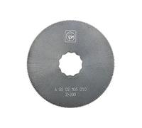 FEIN 63502103010 - Lames droites; Lame de scie circulaire HSS Ø80mm - Pack de 2, Accessoire, Oscillation