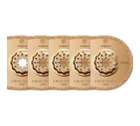 FEIN 63502118230 - Accessoires oscillants SL; Lame segment à concrétion carbure Starlock Ø75x2.2mm - Pack de 5, Accessoire, Oscillation