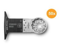 Fein 63502225250 Lame De Scie E-Cut Standard Courbée (50pcs) - 65 X 50 Mm
