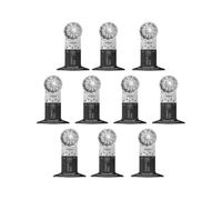 Fein 63502225290 225 Starlock Mount Lame de scie standard HCS E-Cut 50 mm de longueur x 65 mm de largeur (0), métal, revêtement, coupe, angle de coupe, cannelure (lot de 10)