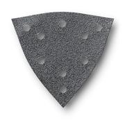 FEIN 63717294020 - Accessoires oscillants SL; Feuille abrasive perforée triangulaire 130mm - Grain 80 - Pack de 16, Accessoire, Oscillation