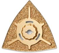 FEIN 63731006210 - Accessoires oscillants SL; Râpe à concrétion carbure triangulaire StarlockMax 110mm, Accessoire, Oscillation