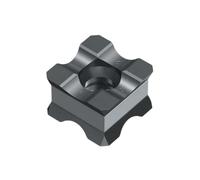 FEIN 64302005010 - Accessoires chanfreineuses; Plaquette réversible KX pour rayon 3 mm sur aluminium, métaux non ferreux et tendres (8 arêtes)., Accessoire, Sciage et fraisage